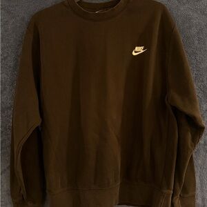 Nike Men's Black Crewneck Sweater